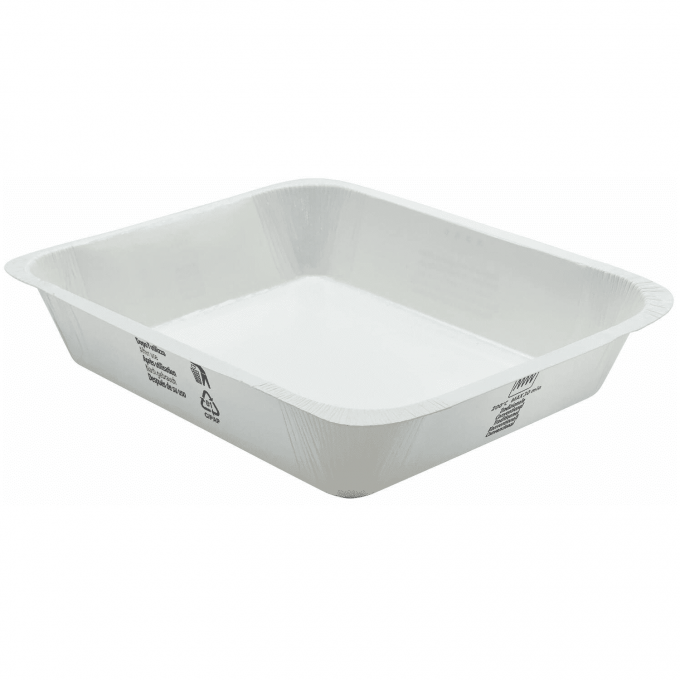 Contenitore bianco V45LC07 Compac in Cartoncino+PET