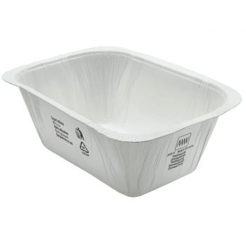 Contenitore bianco V75GC07 in Cartoncino+PET Compac