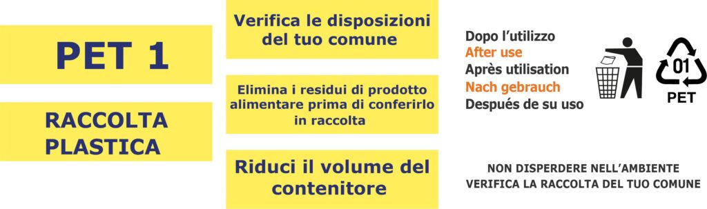 Contenitori in Pet1 Polietilentereftalato Compac